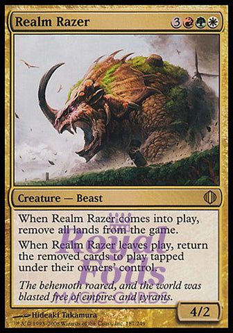 Realm Razer 1x FOIL ALA MTG Shards of Alara Rare MINT red green white