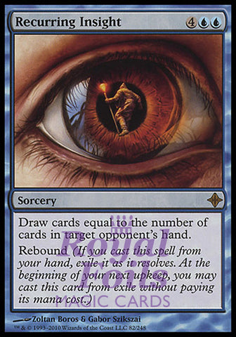 Recurring Insight 1x FOIL ROE MTG Rise of Eldrazi Rare MINT blue