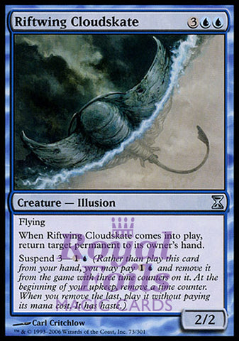 Riftwing Cloudskate 1x FOIL TSP MTG Time Spiral Uncommon MINT blue