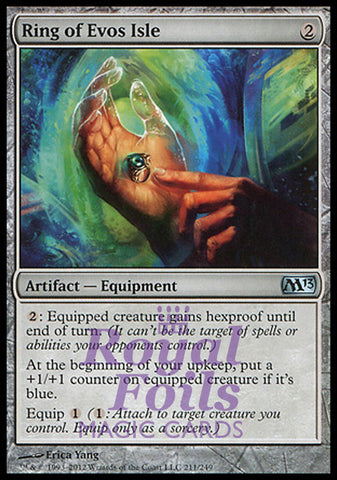 Ring of Evos Isle 1x FOIL MTG M13 Core Set Uncommon MINT artifact