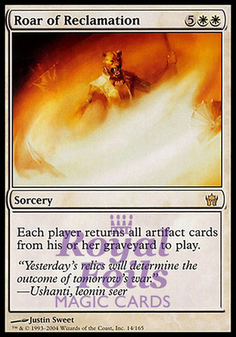 Roar of Reclamation 1x FOIL 5DN MTG 5th Fifth Dawn Rare MINT white