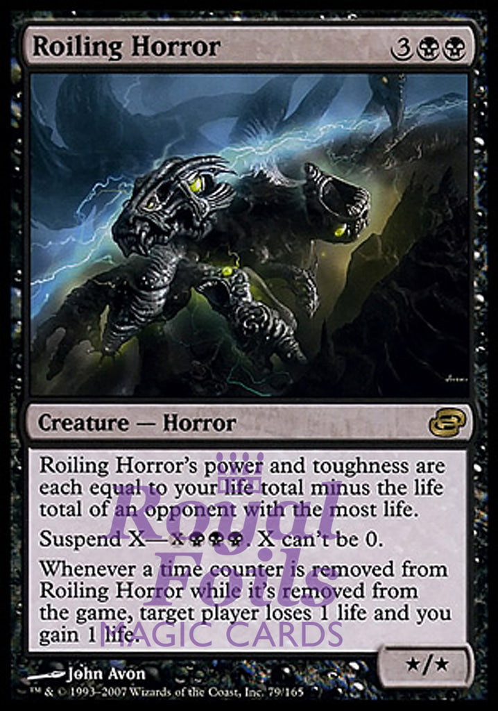 Roiling Horror 1x FOIL PLC MTG Planar Chaos Rare MINT black