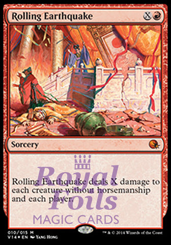 Rolling Earthquake 1x FOIL MTG FTV From the Vault Annihilation MINT red