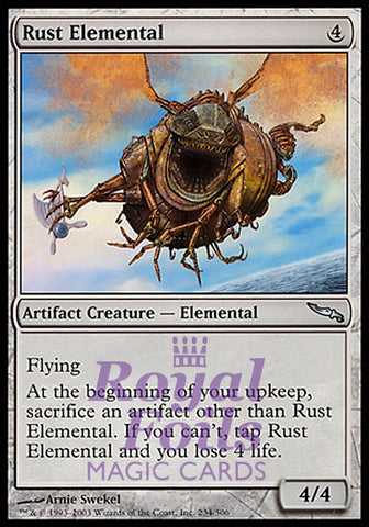 Rust Elemental 1x FOIL MDN MTG Mirrodin Uncommon MINT artifact