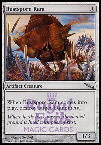 Rustspore Ram 3x FOIL MDN MTG Mirrodin Uncommon MINT artifact