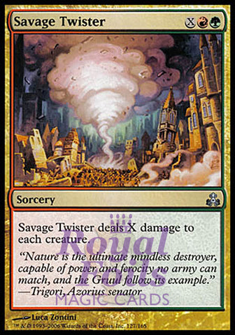 Savage Twister 1x FOIL GPT MTG Guildpact Uncommon MINT red green