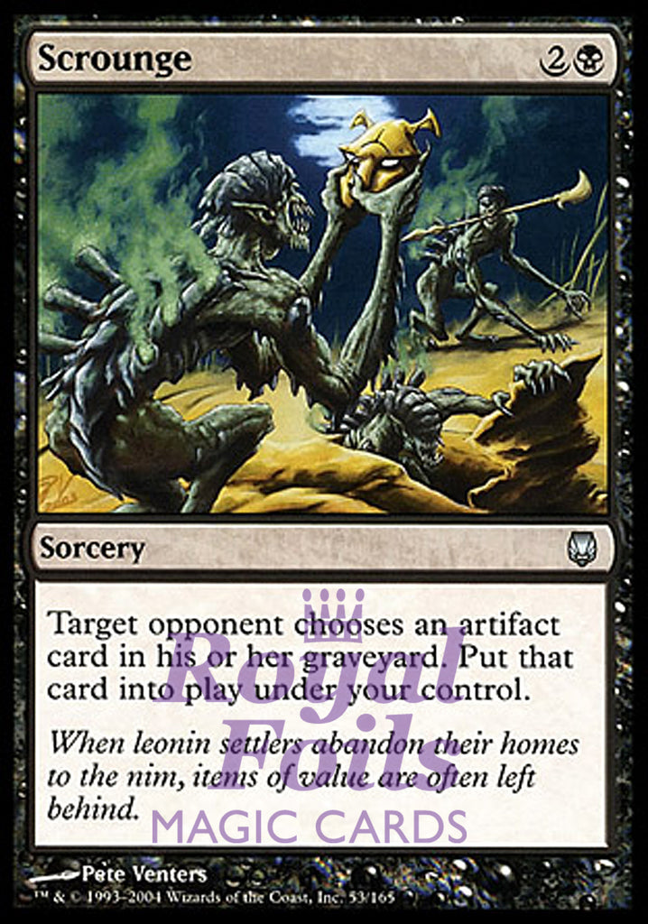 Scrounge 3x FOIL DST MTG Darksteel Uncommon MINT black