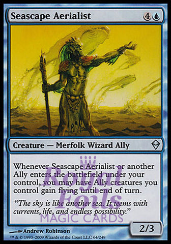 Seascape Aerialist 2x FOIL ZEN MTG Zendikar Uncommon 1 MINT + 1 NM blue