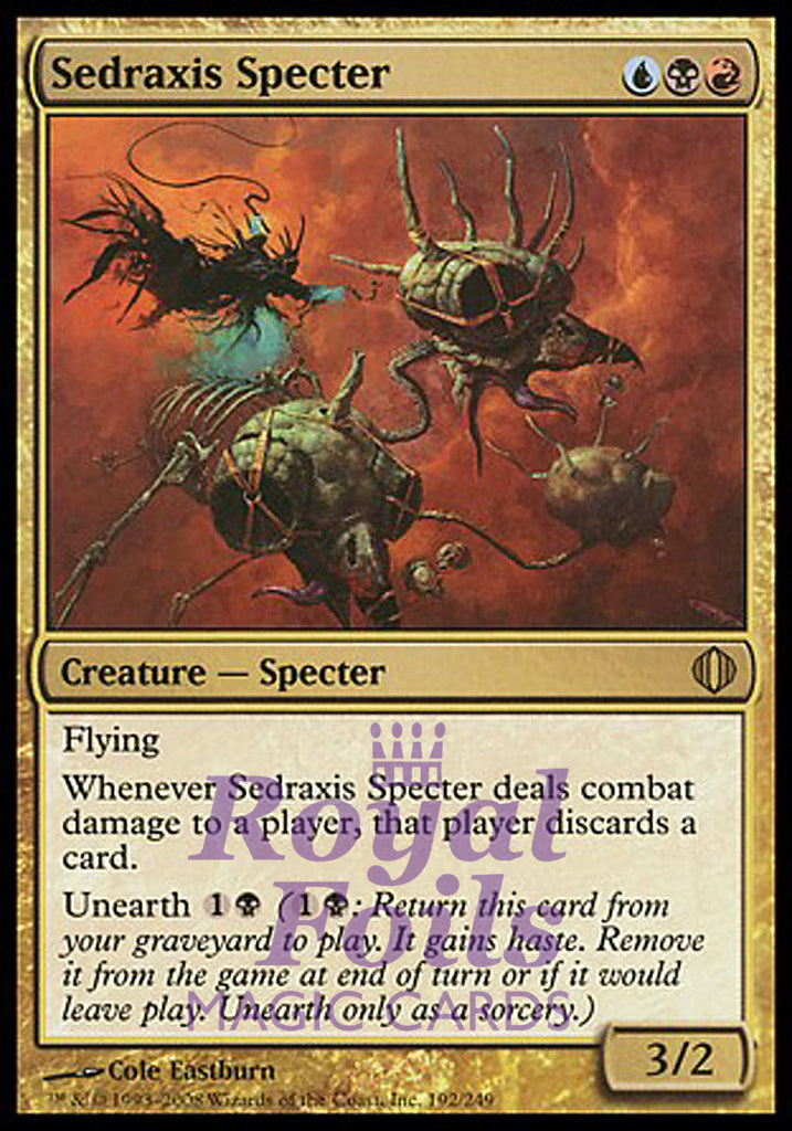 Sedraxis Specter 1x FOIL ALA MTG Shards of Alara Rare MINT blue black red