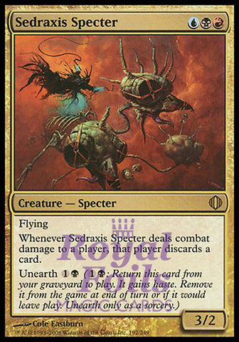 Sedraxis Specter 1x FOIL ALA MTG Shards of Alara Rare MINT blue black red