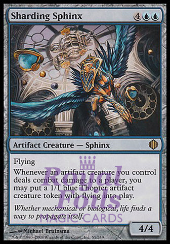 Sharding Sphinx 1x FOIL ALA MTG Shards of Alara Rare MINT blue artifact