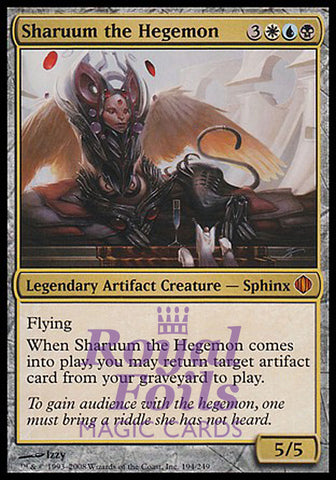 Sharuum the Hegemon 1x FOIL ALA MTG Shards of Alara Mythic MINT white blue black