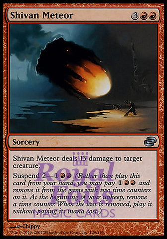 Shivan Meteor 1x FOIL PLC MTG Planar Chaos Uncommon MINT red