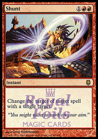 Shunt 1x FOIL DST MTG Darksteel Rare MINT red