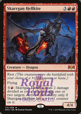 Skarrgan Hellkite 1x FOIL RNA MTG Ravnica Allegiance Mythic MINT red