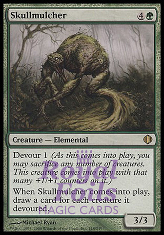 Skullmulcher 1x FOIL ALA MTG Shards of Alara Rare MINT green