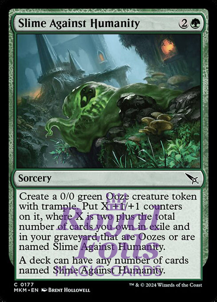 Slime Against Humanity 1x FOIL MTG Murders at Karlov Manor MKM Common MINT green
