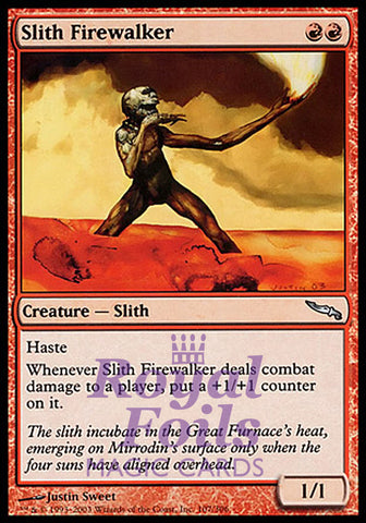 Slith Firewalker 2x FOIL MDN MTG Mirrodin Uncommon MINT red