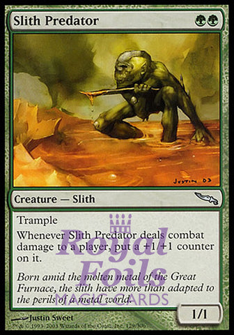 Slith Predator 2x FOIL MDN MTG Mirrodin Uncommon MINT green