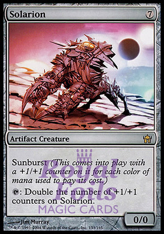Solarion 1x FOIL 5DN MTG 5th Fifth Dawn Rare MINT artifact