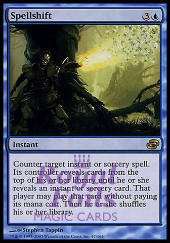 Spellshift 1x FOIL PLC MTG Planar Chaos Rare MINT blue