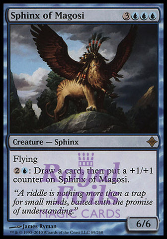 Sphinx of Magosi 2x FOIL ROE MTG Rise of Eldrazi Rare 1 MINT + 1 NM blue