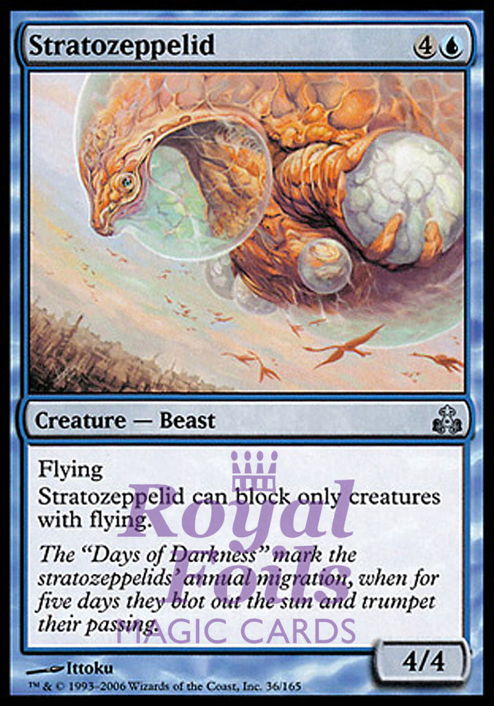 Stratozeppelid 2x FOIL GPT MTG Guildpact Uncommon MINT blue