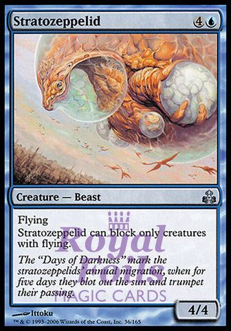Stratozeppelid 2x FOIL GPT MTG Guildpact Uncommon MINT blue
