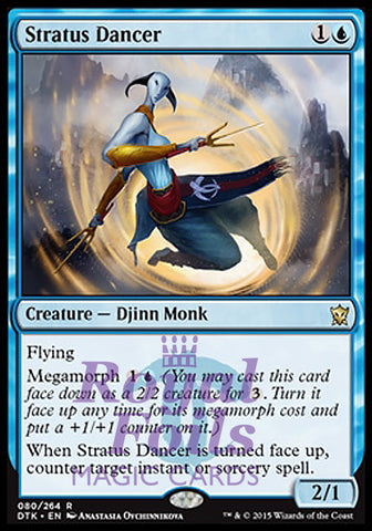 Stratus Dancer 1x FOIL DTK MTG Dragons of Tarkir Rare MINT blue