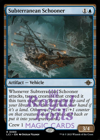 Subterranean Schooner 2x FOIL Lost Caverns of Ixalan MTG LCI Rare MINT blue