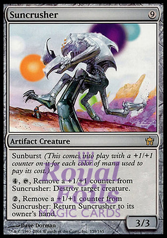 Suncrusher 1x FOIL 5DN MTG 5th Fifth Dawn Rare MINT artifact