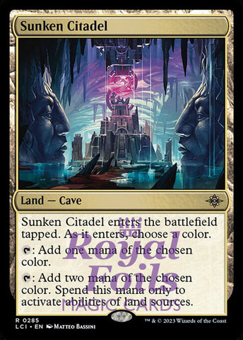 Sunken Citadel 1x FOIL Lost Caverns of Ixalan MTG LCI Rare MINT land