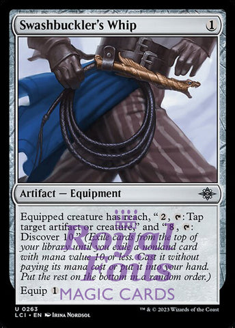 Swashbuckler's Whip 4x FOIL Lost Caverns of Ixalan MTG LCI Uncommon MINT artifact