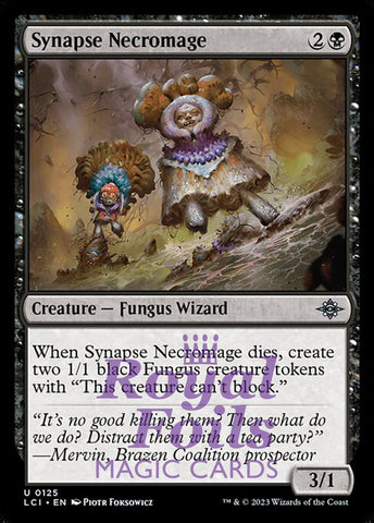 Synapse Necromage 4x FOIL Lost Caverns of Ixalan MTG LCI Uncommon MINT black