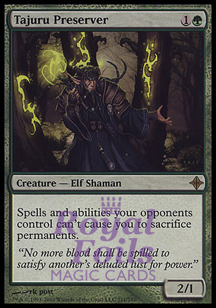 Tajuru Preserver 1x FOIL ROE MTG Rise of Eldrazi Rare MINT green