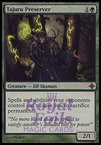 Tajuru Preserver 1x FOIL ROE MTG Rise of Eldrazi Rare MINT green