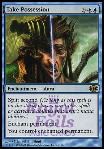 Take Possession 1x FOIL FUT MTG Future Sight Rare MINT blue
