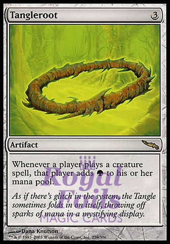 Tangleroot 1x FOIL MDN MTG Mirrodin Rare MINT artifact
