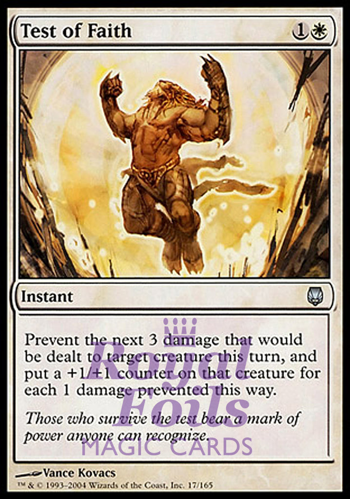 Test of Faith 3x FOIL DST MTG Darksteel Uncommon MINT white