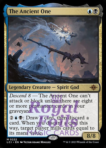 The Ancient One 1x FOIL MTG LCI Mythic MINT blue black
