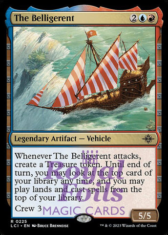 The Belligerent 2x FOIL Lost Caverns of Ixalan  MTG LCI Rare MINT blue red artifact