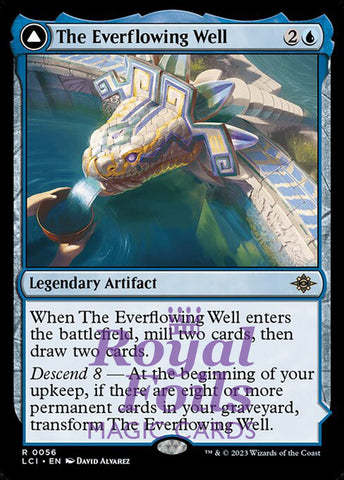 The Everflowing Well // The Myriad Pools 2x FOIL Lost Caverns of Ixalan MTG LCI Rare MINT blue