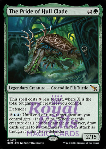 The Pride of Hull Clade 1x FOIL MTG Murders at Karlov Manor MKM Mythic MINT green