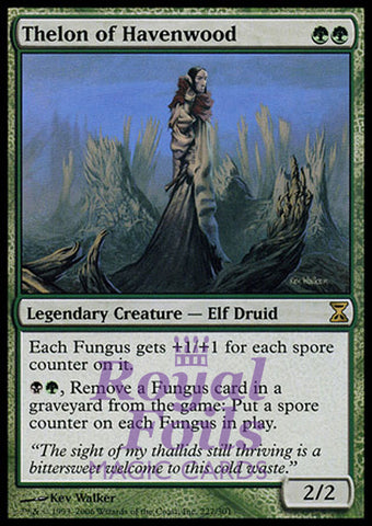 Thelon of Havenwood 1x FOIL TSP MTG Time Spiral Rare MINT green