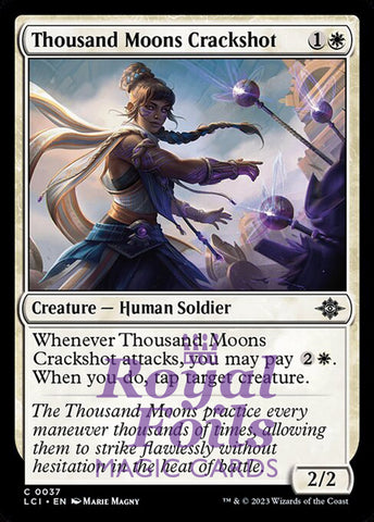 Thousand Moons Crackshot 4x FOIL Lost Caverns of Ixalan MTG LCI Common MINT white