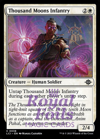 Thousand Moons Infantry 4x FOIL Lost Caverns of Ixalan MTG LCI Common MINT white