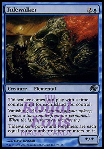 Tidewalker 3x FOIL PLC MTG Planar Chaos Uncommon 2 MINT + 1 NM blue