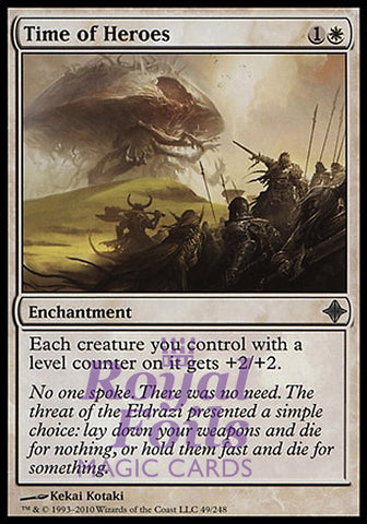 Time of Heroes 2x FOIL ROE MTG Rise of Eldrazi Uncommon MINT white