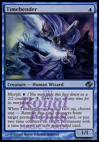 Timebender 1x FOIL PLC MTG Planar Chaos Uncommon NM blue