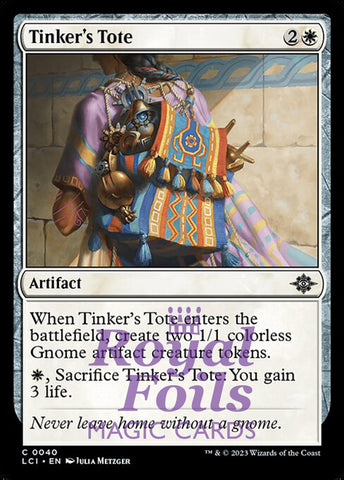Tinker's Tote 4x FOIL Lost Caverns of Ixalan MTG LCI Common MINT white artifact